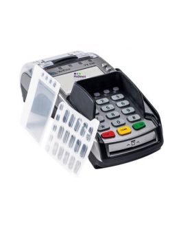 De dry cover voor de Verifone VX520 pinautomaat leunend tegen de automaat