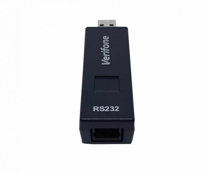 Kassakoppeling omzetter USB naar serieel - Verifone Vx520 + Vx820 achterkant