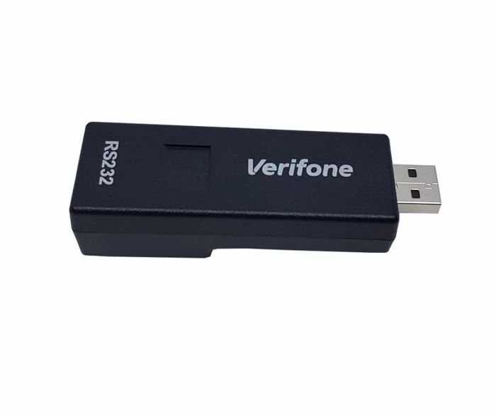 Kassakoppeling omzetter USB naar serieel - Verifone Vx520 + Vx820 zijkant